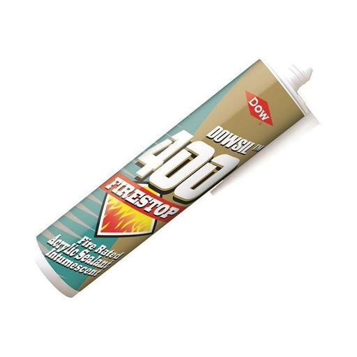 Dowsil Firestop 400 Acrylic Sealant White 380ml Dowsil - NN4 Online
