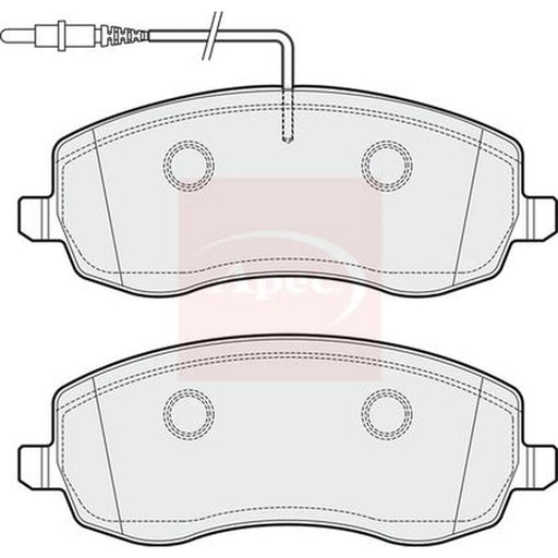 Apec Front Brake Pad Set PAD1717
