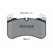 Textar Front Brake Pad Set 2058101