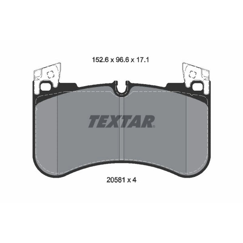 Textar Front Brake Pad Set 2058101