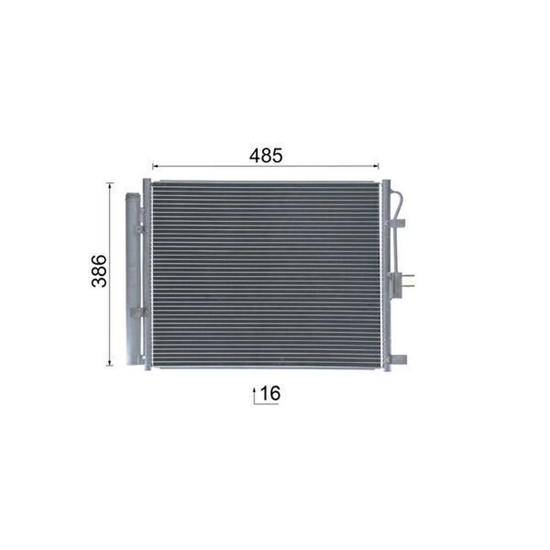 Mahle Air Conditioning Condenser fits Kia Soul II 2014-2018 1.6 2.0