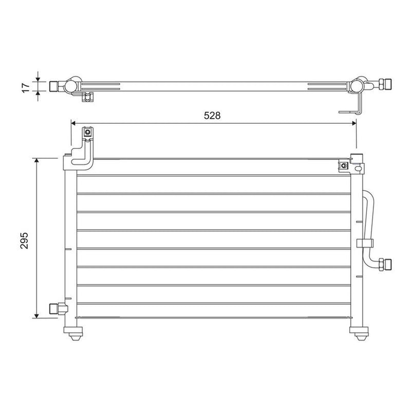 Valeo Air Conditioning Condenser 818060