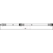 Apec Brake Hydraulic Hose Line Rear fits Mitsubishi Colt Czc VI 2006-2009 1.5