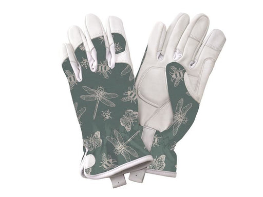 Kent & Stowe Teal Flutter Bugs Premium Leather Gloves - Ladies Small Kent & Stowe - NN4 Online