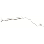 Juratek Brake Hydraulic Hose Line Rear Right fits Citroën C3 II 2009-2016