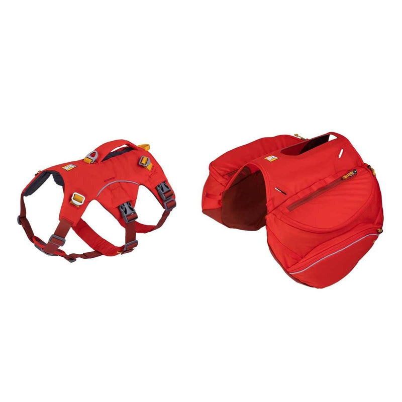 Ruffwear Palisades Dog Backpack in Red Sumac (Medium) Ruffwear - Bars 4 Cars