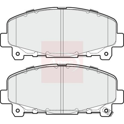 Apec Front Brake Pad Set fits Honda Accord VIII 2008-2015 2.2 2.4