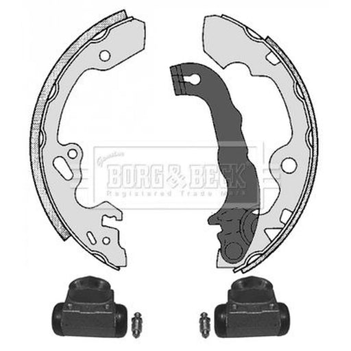 Borg & Beck Brake Shoe Set Axle Kit BBS1066K