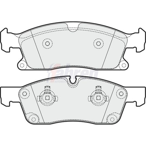 Fahren Front Brake Pad Set FBP3704