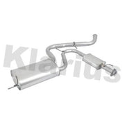 Klarius Box With Tail Pipe Rear fits Citroën Relay I 2000-2002 2.8