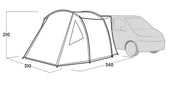 Easy Camp Eidfjord Awning Grey Easy Camp - Dynamic Drive