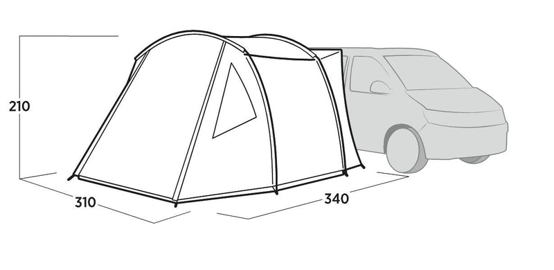 Easy Camp Eidfjord Awning Grey Easy Camp - Dynamic Drive