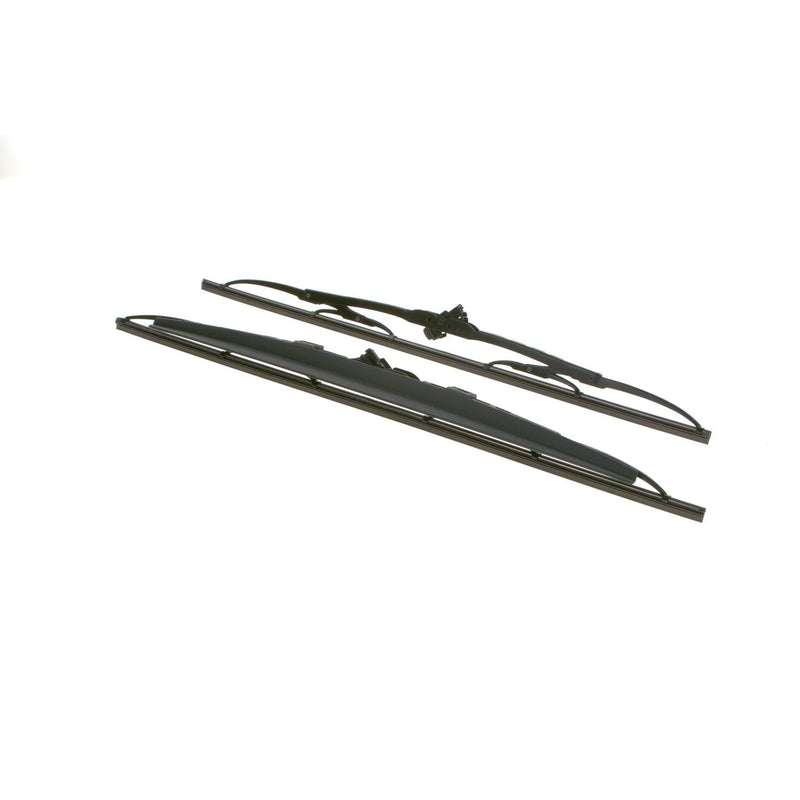 Bosch Front & Rear Super Plus Wiper Blade Set fits Ford Cougar 1998-2001 2.0 2.5