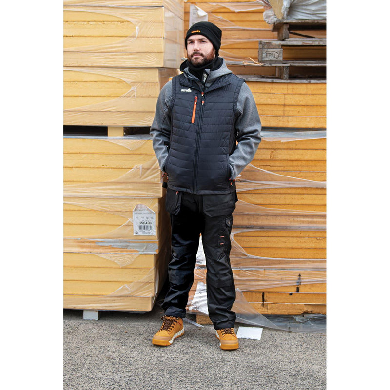 Scruffs Worker Plus Trousers Black 28S Scruffs - Dynamic Drive