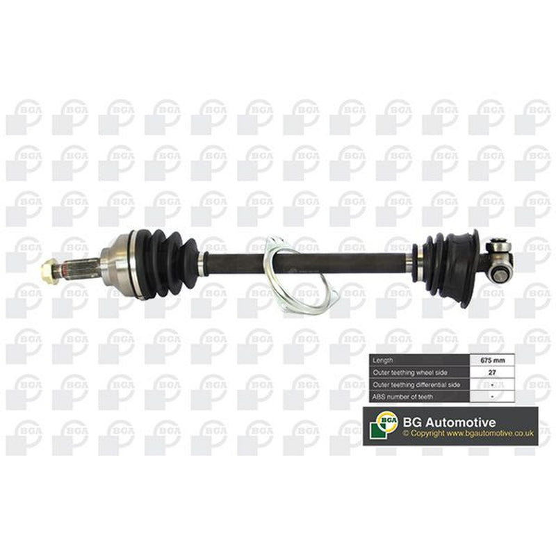 BGA CV Drive Shaft Driveshaft Front Left fits Opel Vivaro A 2001-2014 1.9 2.0