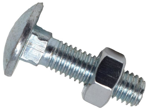 METALMATE Cup Square Hex Bolt & Nut ZP M8 x 30mm Box 50 METALMATE� - NN4 Online