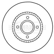 Borg & Beck Front & Rear Brake Discs & Pads fits Ford Fiesta VII 2018 on 1.5