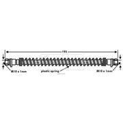 Borg & Beck Brake Hydraulic Hose Line Front BBH7542