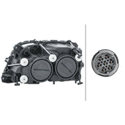 Hella Headlight Headlamp H7/H1 Right fits Mercedes-Benz Actros MP2 2002-2003