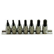 Laser Hex Socket Bit Set 3/8"D 7pc 1791 Laser - Dynamic Drive