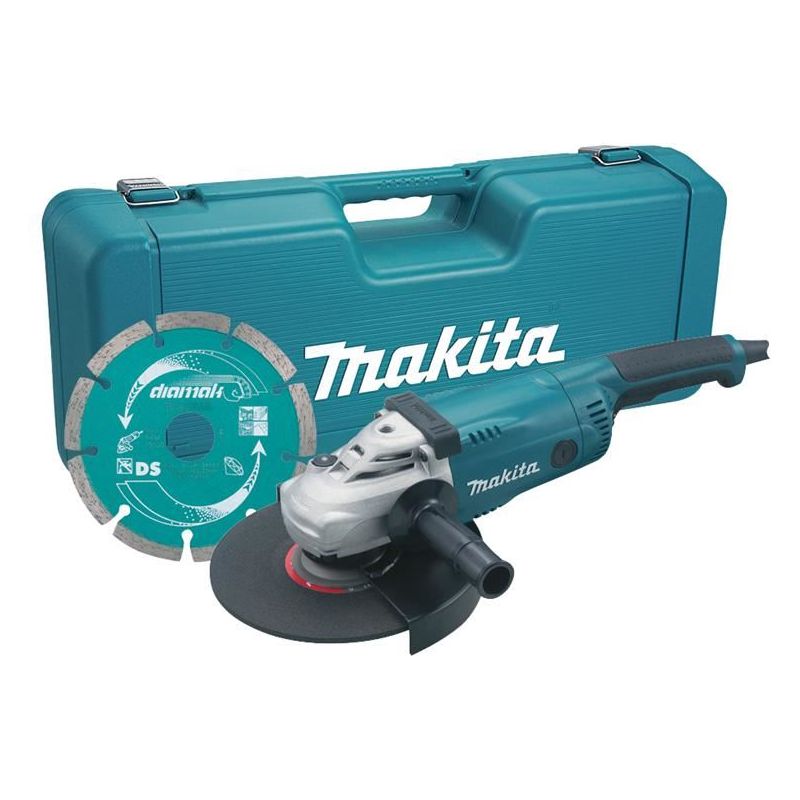 Makita GA9020KD 230mm Angle Grinder with Case & Diamond Wheel 2000W 110V Makita - Dynamic Drive