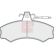 Apec Front Brake Pad Set fits Fiat Ducato 1982-1994 1.8 1.9 2.0 2.4 2.5