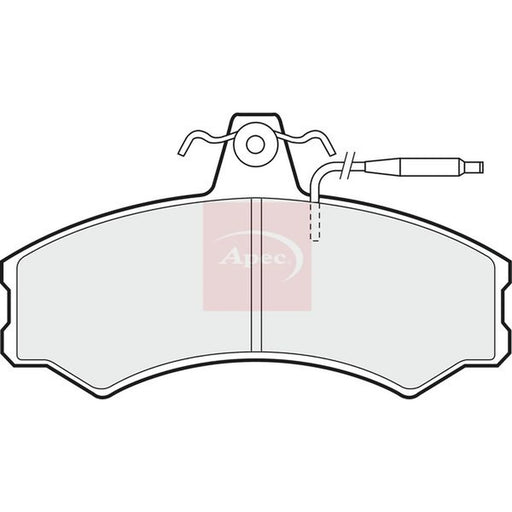 Apec Front Brake Pad Set PAD384