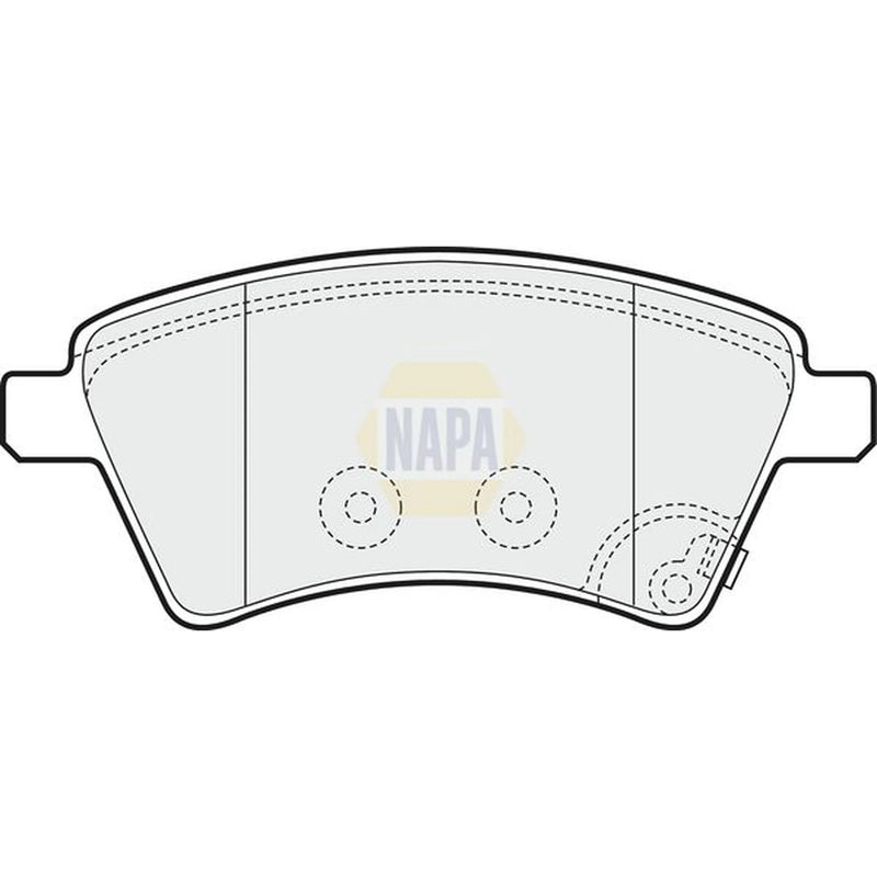 NAPA Front Brake Pad Set NBP1260