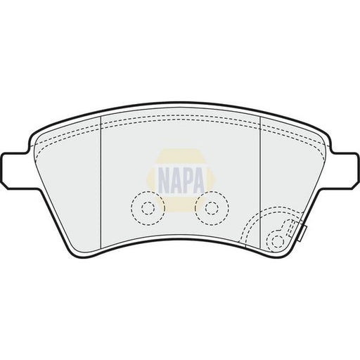NAPA Front Brake Pad Set NBP1260