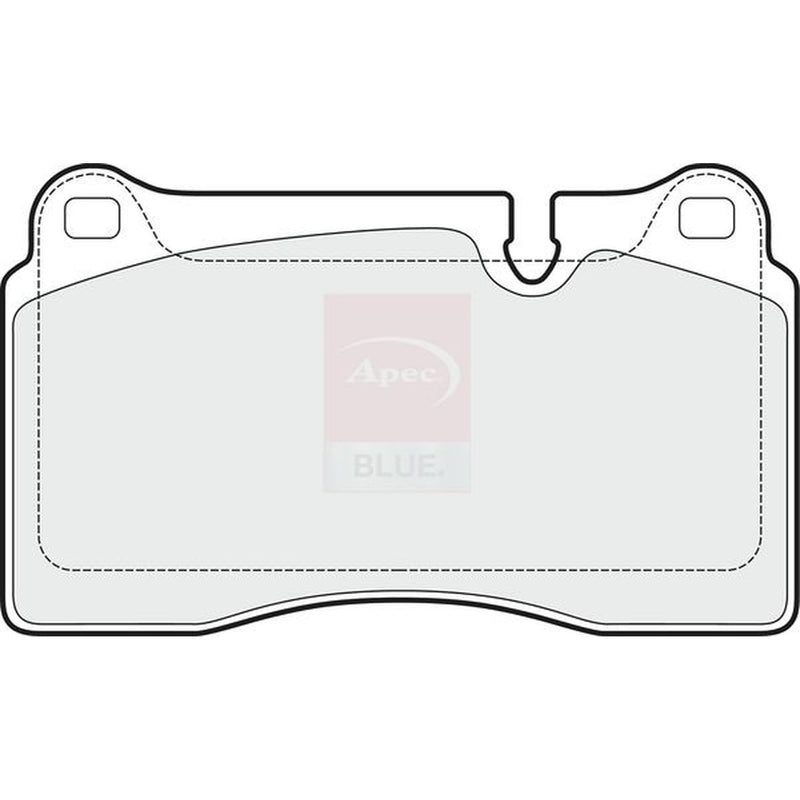 Apec Front Brake Pad Set fits Land Rover Range Rover 2002-2012 4.2 4.4