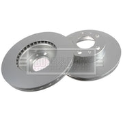 Borg & Beck Front Brake Discs & Pads fits Fiat Ducato Panorama 1990-1994 1.9 2.5