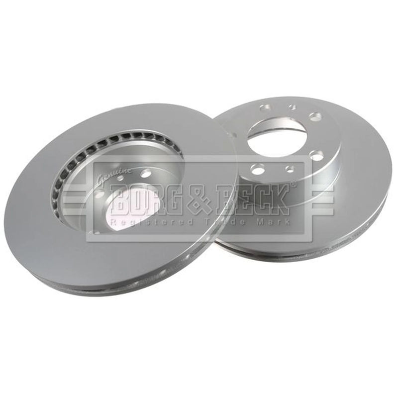Borg & Beck Front Brake Discs & Pads fits Fiat Ducato Panorama 1990-1994 1.9 2.5