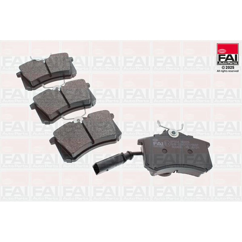 FAI Rear Brake Pad Set fits Ford Galaxy I 1995-2006 1.9