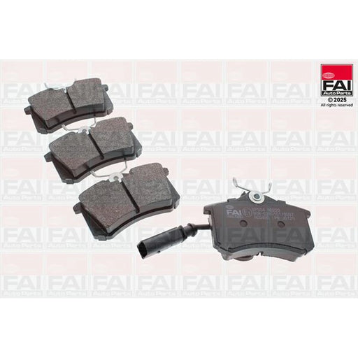 FAI Rear Brake Pad Set fits Ford Galaxy I 1995-2006 1.9
