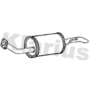 Klarius Box With Tail Pipe Rear fits Honda Insight 2009-2013 1.3