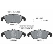 Textar Front Brake Pad Set 2440901