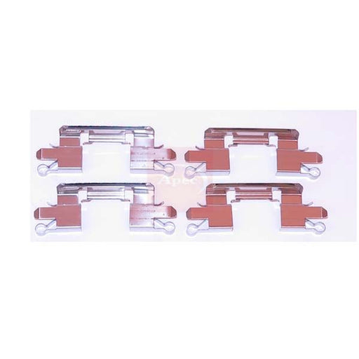 Apec Brake Pad Accessory Fitting Kit Front fits Mitsubishi Triton 2005-2015 2.5