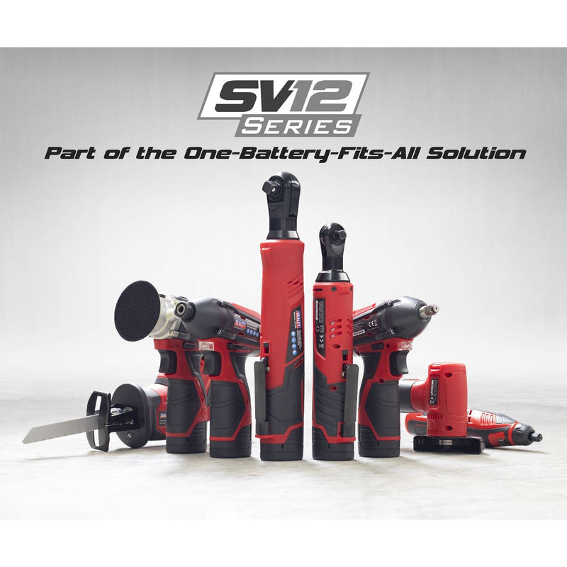 Sealey 3 x SV12 Series Cordless Power Tool Combo Kit 12V - 2 Batteries Sealey - Dynamic Drive