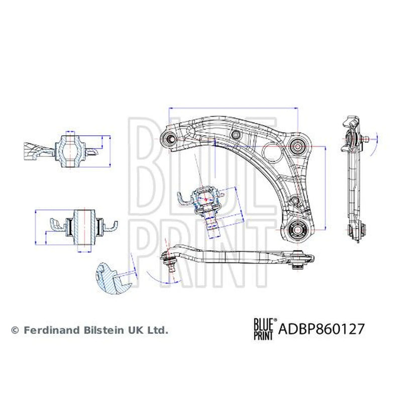 Blue Print Control/Trailing Arm Lower ADBP860127