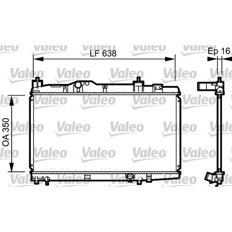 Valeo Engine Radiator 734916