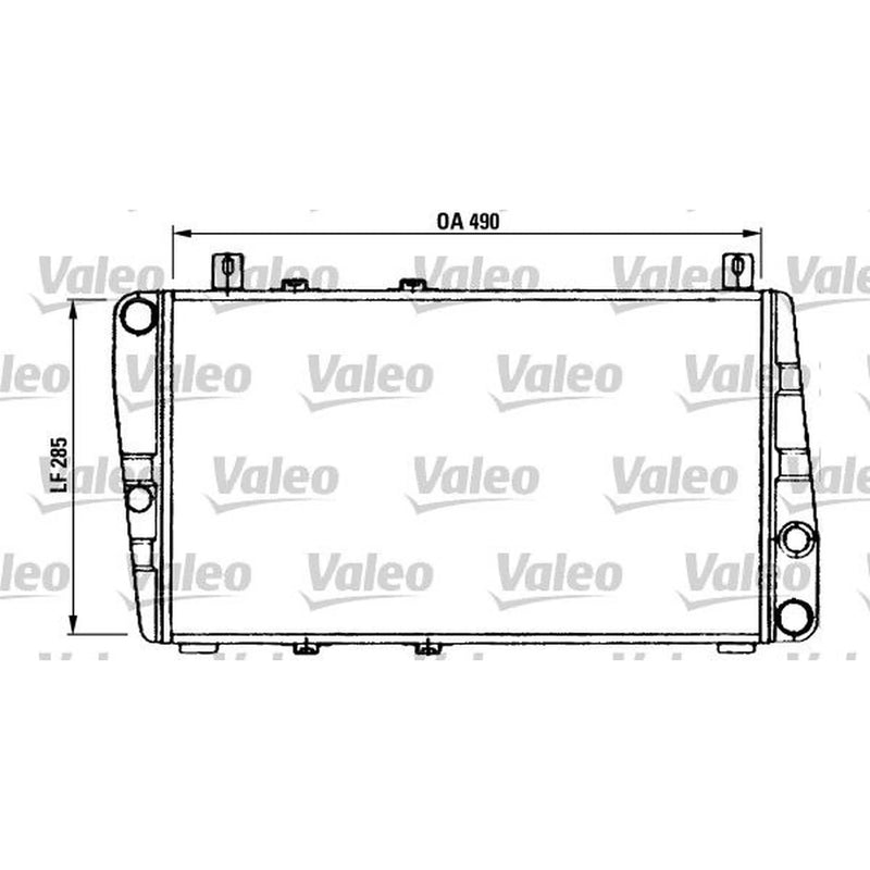 Valeo Engine Radiator 730375