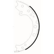 Mintex 4 x Parking Brake Shoe Set fits Honda Cr-V 2001-2007 2.0 2.2