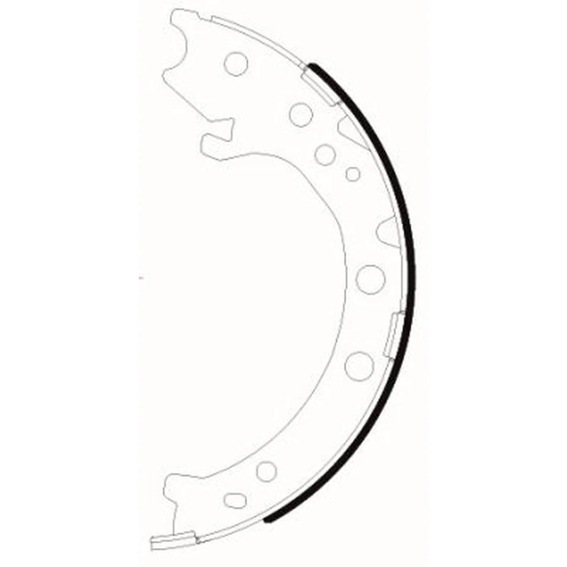 Mintex 4 x Parking Brake Shoe Set fits Honda Cr-V 2001-2007 2.0 2.2