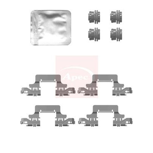 Apec Brake Pad Accessory Fitting Kit Rear fits Audi A4 B9 2019-2021