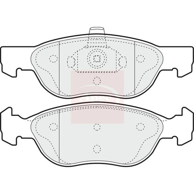 Apec Front Brake Pad Set PAD1114
