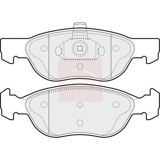 Apec Front Brake Pad Set PAD1114