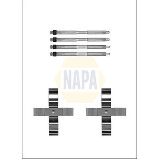 NAPA Brake Pad Accessory Fitting Kit Rear fits BMW 1 Sports Hatch 2011-2019