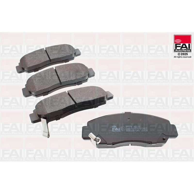 FAI Front Brake Pad Set fits Honda Civic IX 2011-2016 1.6