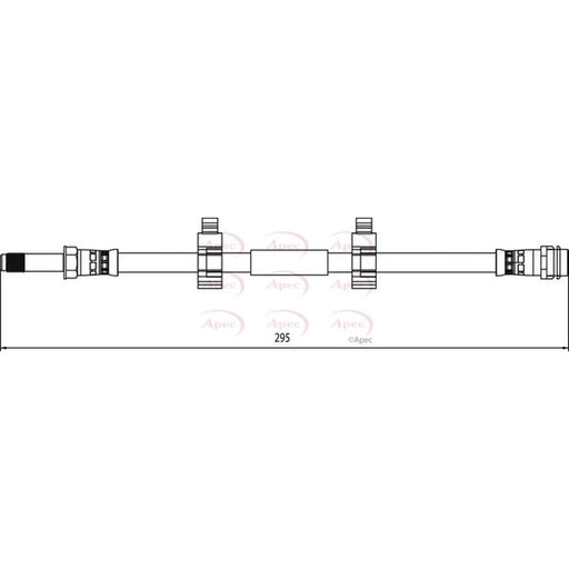 Apec Brake Hydraulic Hose Line outer HOS4102