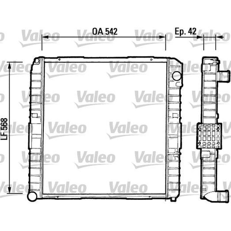 Valeo Engine Radiator 730378